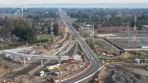 Se apronta etapa final de trabajos en Ruta Nahuelbuta, con intervención que impactará en ingreso a Los Ángeles