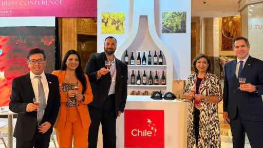 Vinos del Biobío se lucen en la II Cumbre Mundial de Enoturismo realizada en China
