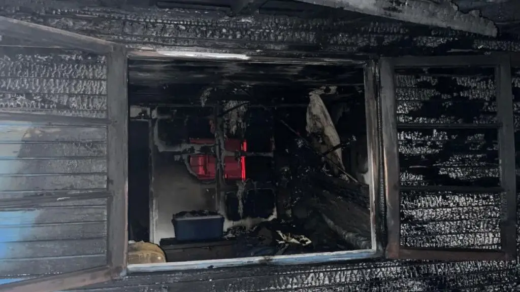 Los hechos se registraron el viernes recién pasado, luego de que el imputado incendiara su propio domicilio con su padre al interior. , Cedida