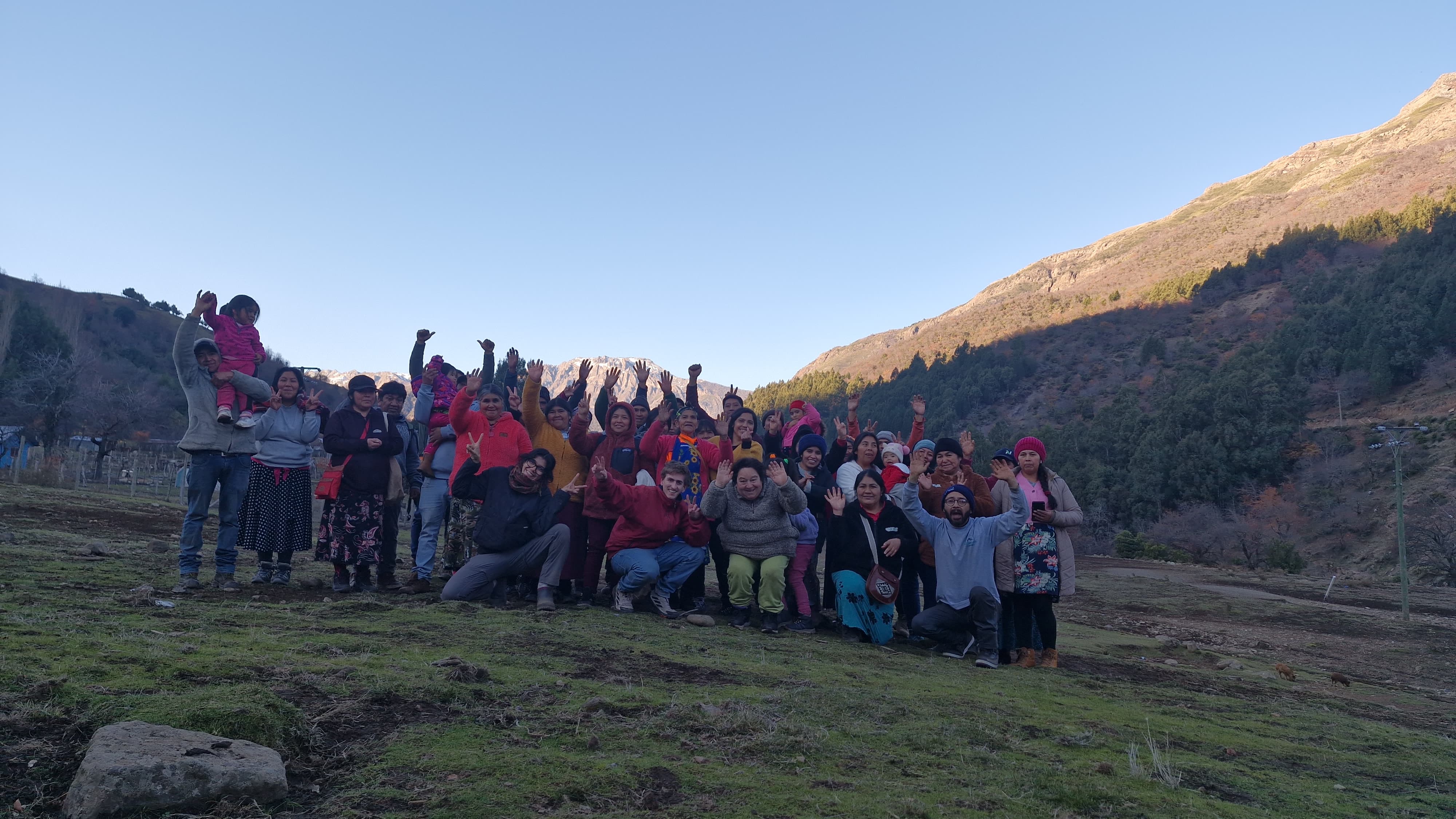 Capacitación en Alto Biobío / cedida