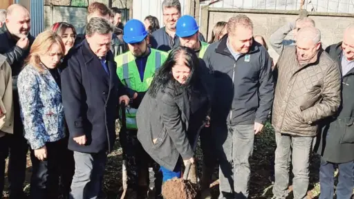 Instalan Primera Piedra de Agua Potable Rural para comunidad de Aurora de Enero
