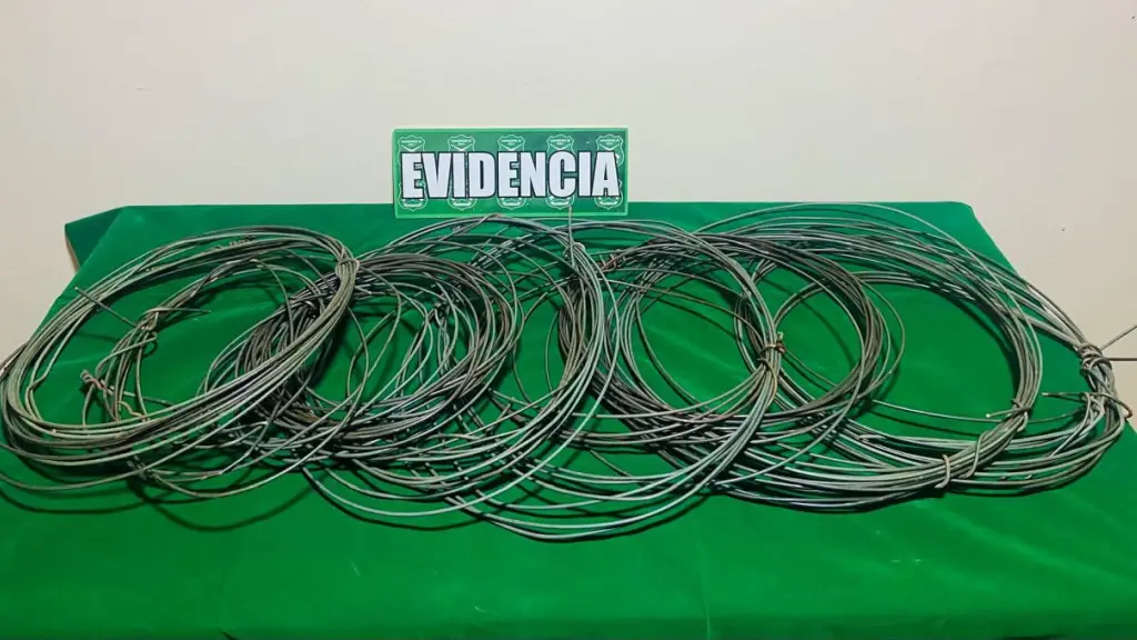 Receptación de cobre, cedida