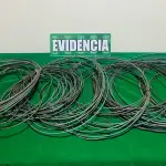 Receptación de cobre, cedida