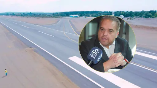 Gobernador Giacaman expone posibilidad de extender pista en María Dolores: empresa privada disponible a ceder terreno
