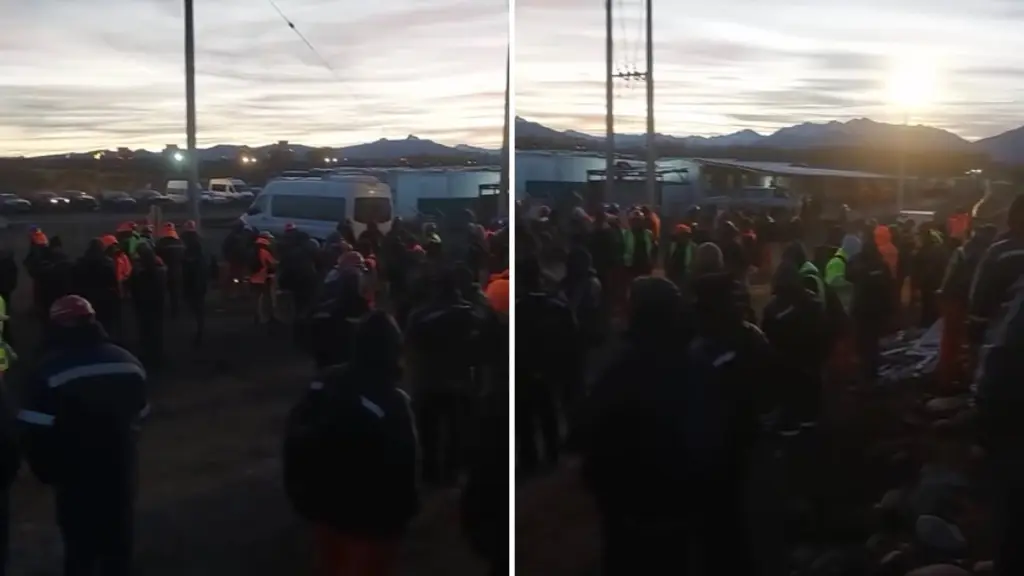 Trabajadores paralizan obras en Central Hidroeléctrica Rucalhue , Diario La Tribuna