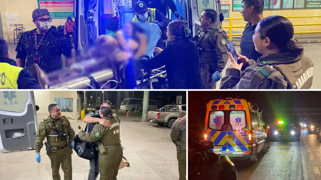 El Sgto. 1ero. Mario Saavedra, junto a la Cabo 2do. Bárbara Soto, ambos funcionarios de la 1era. Comisaría de #LosÁngeles, atendieron exitosamente un parto en la vía pública, en ruta Q-180,