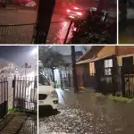 Vecinos del sector sur de la ciudad registran nuevos episodios de inundaciones en distintos pasajes, en medio de las intensas precipitaciones que afectan a la zona.