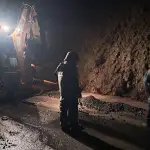 Despeje de ruta en Quilaco., Cedida