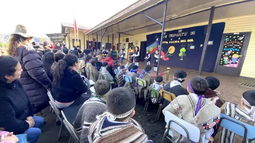 Educación y cultura se unen en conmemoración del We Tripantu en Santa Bárbara