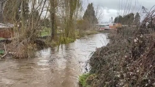 Más de 198mm caídos y una alerta roja por desborde: Las emergencias hídricas que ha dejado el sistema frontal