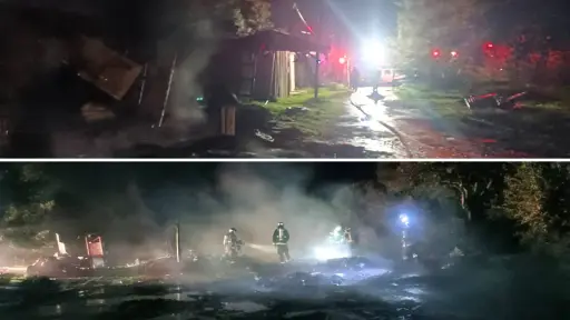 Incendio destruye por completo vivienda en sector Paraguay en Los Ángeles
