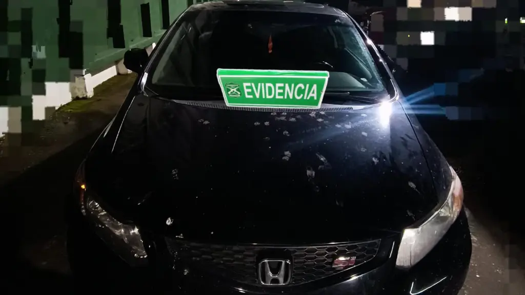 El vehículo utilizado fue incautado en el centro de la ciudad gracias a cámaras de vigilancia y patrullajes dirigidos.