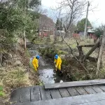 Limpieza de canales, Municipalidad de Antuco