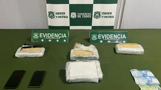 Decomisan más de seis kilos de droga en Cabrero: Hay dos detenidos