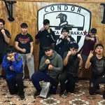 Parte de los alumnos de la Escuela de José Quiñones, La Tribuna