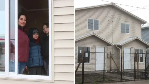 Familias recorren su futuro barrio en megaproyecto habitacional de Los Ángeles