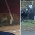 Un fallecido y un lesionado deja colisión de vehículo con poste en la ruta Nacimiento-Coigüe, Diario La Tribuna