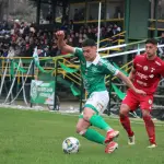 Un emocionante partido fue el que se vivió en el mítico Estadio FACELA de Laja, La Tribuna