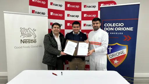 INACAP Los Ángeles da inicio al Proyecto CAUCE junto a Nestlé y el Colegio Don Orione