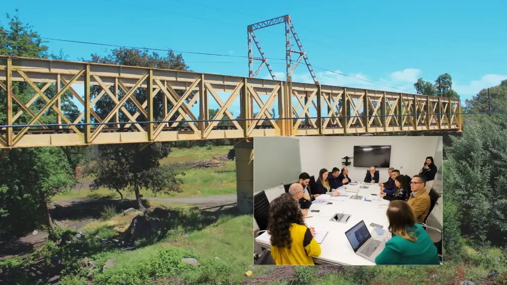 Los alcaldes de Cabrero, Yumbel y Los Ángeles se reunieron el jueves pasado en Santiago con el presidente del directorio de la Empresa de los Ferrocarriles del Estado (EFE), Eric Martin