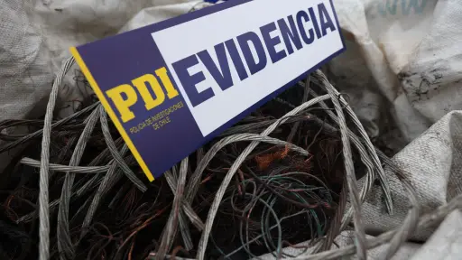  Desarticulan banda criminal dedicada al robo de cobre en Biobío: 25 detenidos y más de \\$400 millones incautados
