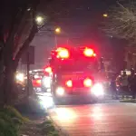 Bomberos controló la emergencia sin heridos y se indaga el origen del siniestro., Cuerpo de Bomberos de Los Ángeles