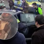 Bomberos reducen a delincuente tras violento asalto a colectivero en Los Ángeles, Cedida