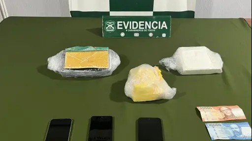 En prisión preventiva queda extranjero sorprendido con mas de dos kilos de droga en Cabrero