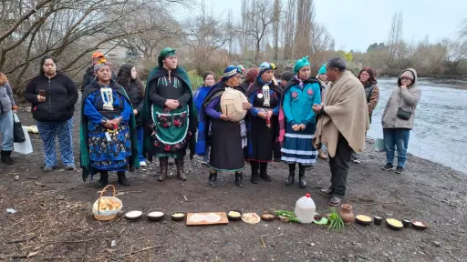 Con ceremonia ancestral parte curso de Medicina Mapuche en la comuna de Tucapel