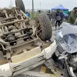 Conductor ebrio y sin permiso de conducir fue detenido tras accidente ocurrido en Los Ángeles