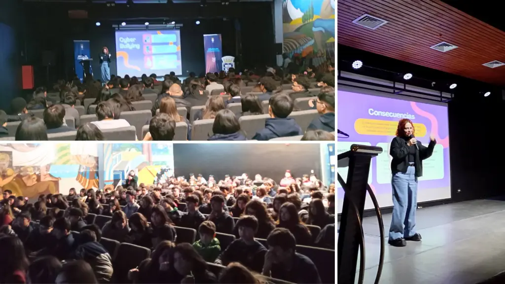 La jornada, organizada por la Oficina de Jóvenes, reunió a alumnos de distintos liceos para abordar riesgos y buenas prácticas en el entorno virtual.