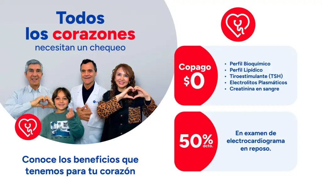 Los pacientes Fonasa y particulares podrán realizarse un chequeo preventivo y cuidar su salud cardiovascular.