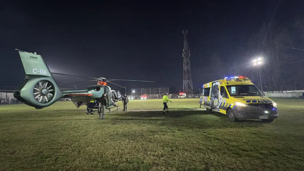 Carabineros realizó una evacuación aeromédica y el Ministerio Público investiga el hecho., @carabprmaipo