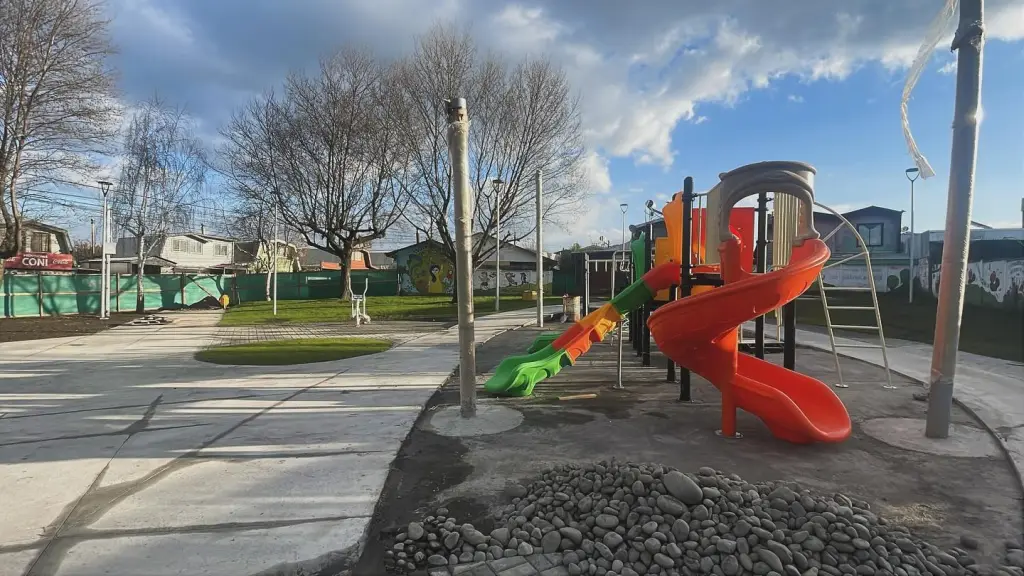 Avance plaza nacimientana , Municipalidad de Nacimiento