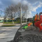 Avance plaza nacimientana , Municipalidad de Nacimiento