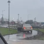 Vehículo termina sobre ciclovía tras accidente de tránsito en Los Ángeles, La Tribuna