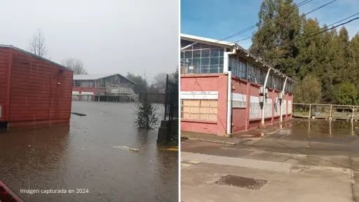 Apoderados piden soluciones ante inundaciones en Colegio Beato Damián de Molokai