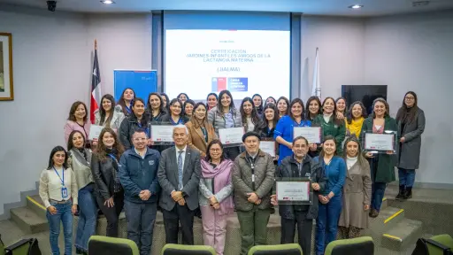 Certifican a jardines infantiles del Biobío como espacios amigables con la lactancia materna 