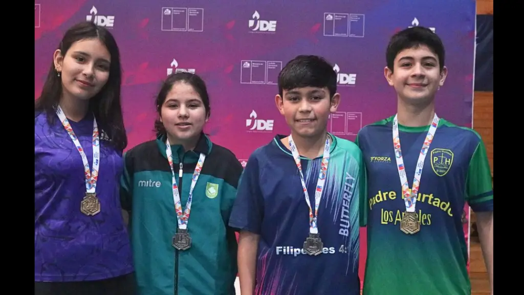 Los clasificados regionales: Maite Díaz, Belén Olate, Mateo Iglesias y Manuel Andrade, La Tribuna