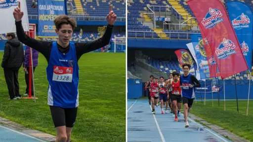 Joven antucano brilla en el atletismo escolar nacional
