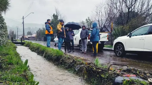 Pese al debilitamiento del sistema frontal aún hay riesgos de derrumbes en zona cordillerana de Biobío 