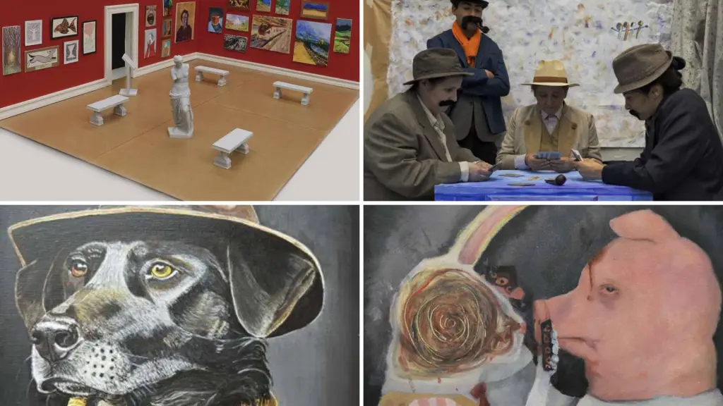 Desde retratos en acrílico hasta ilustraciones infantiles componen la exposición de la Escuela de Artes Visuales, que invita a conocer nuevas propuestas para el segundo semestre. 