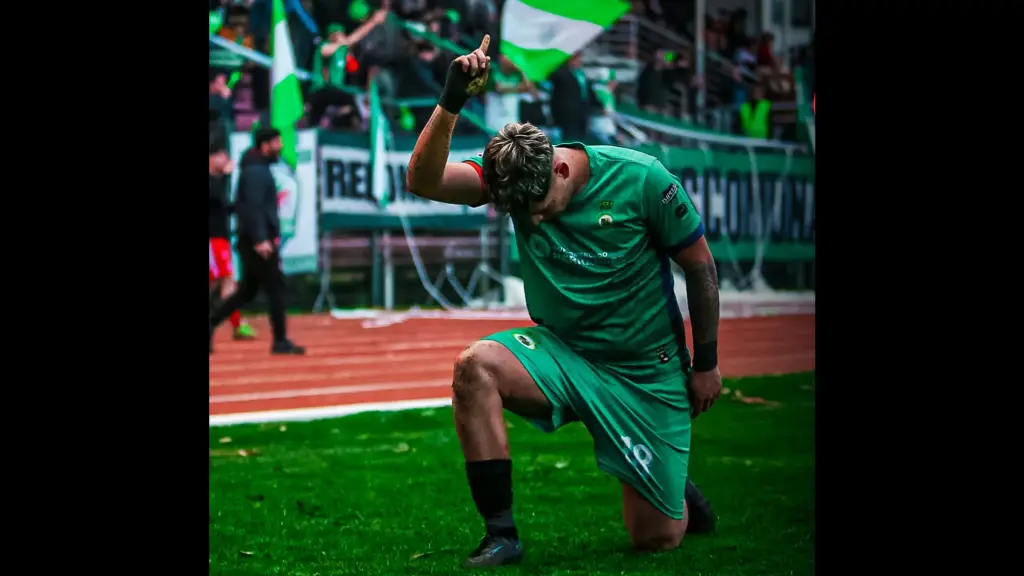 Diego Bravo autor de uno de los goles en Angol, Cedida