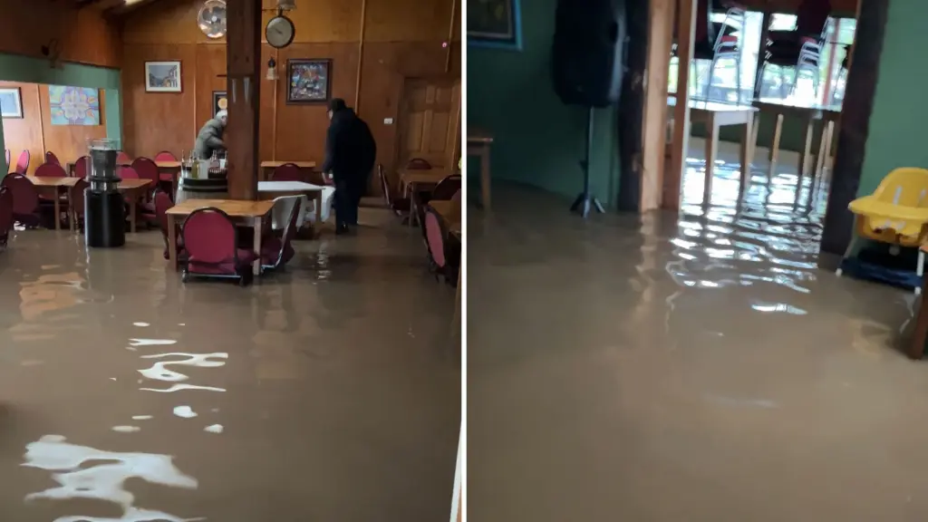 Se nos inundó todo: restaurante angelino quedó con pérdida total en medio del temporal, Diario La Tribuna
