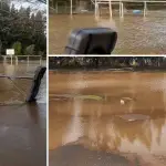 El recinto colinda con el estero Paillihue y ha enfrentado episodios de inundación desde su fundación. La situación obligó a cancelar clases jueves y viernes.