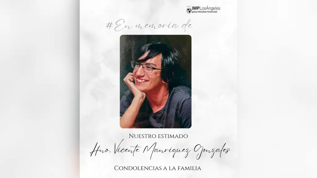 El Centro Educacional Adventista de Los Ángeles (CEALA) informa a su comunidad sobre el horario de actividades y servicios religiosos programados para despedir a Vicente Manríquez.