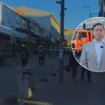 El incidente se produjo cuando maquinaria que opera en las faenas de construcción perforó accidentalmente una cañería., Edición Diario La Tribuna