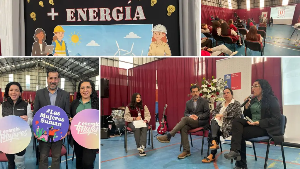 Profesionales invitadas compartieron experiencias con estudiantes, destacando la importancia de la participación femenina en la industria energética y la transición hacia energías sostenibles.