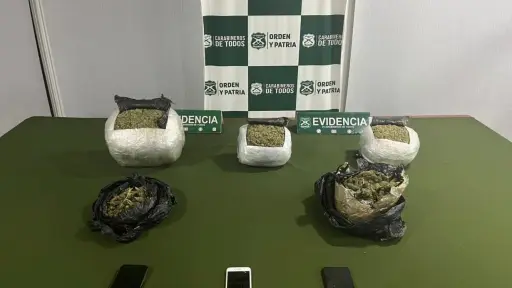 Operativos antidrogas culminan con más de 5 kilos de droga incautada en la provincia de Biobío