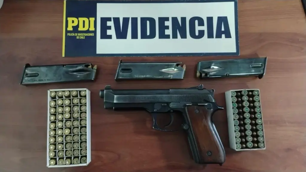Armas y municiones incautadas por la PDI, PDI Araucanía